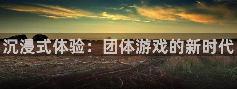 杏耀平台娱乐关闭了吗：沉浸式体验：团体游戏的新时代